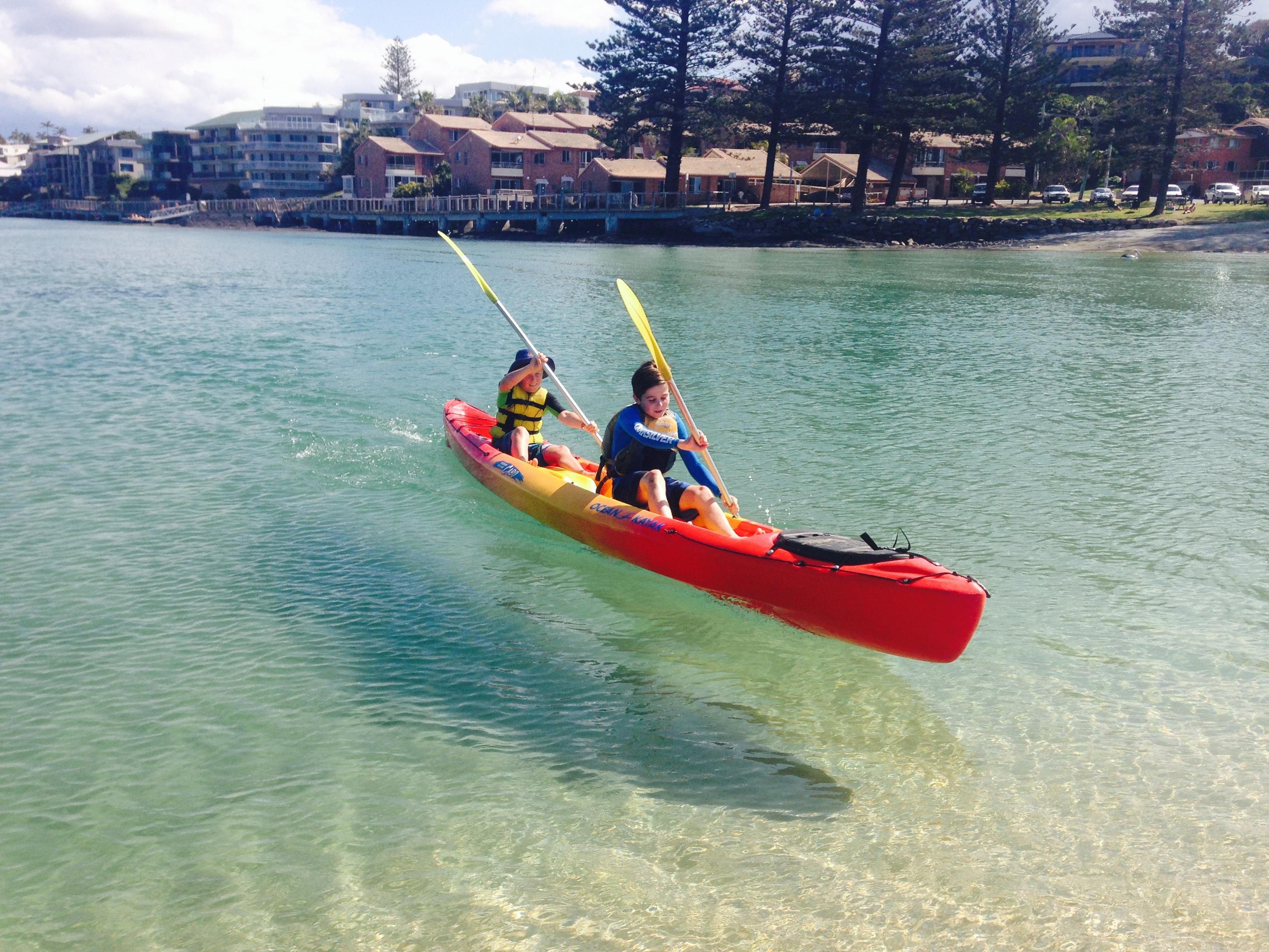 KAYAK TOUR ON CUDGEN CREEK Watersports Guru Reservations